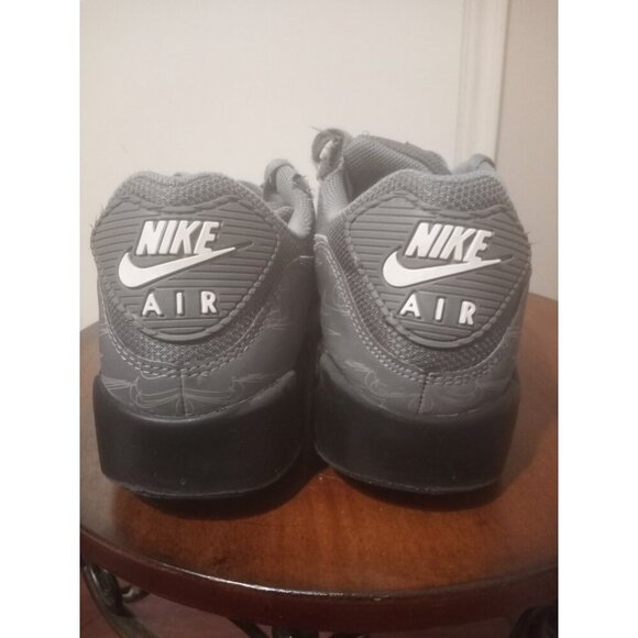 Mens Size 10 Nike Air Max 90 Grey Reflective Athletic Running Shoes DZ4504-002 - Picture 13 of 15